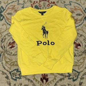 Girls Polo Sweatshirt